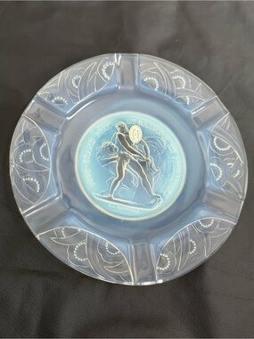 Sabino Opalescent Rare 1819 Grand Prix Limited Edition Plate 1971 Made in France